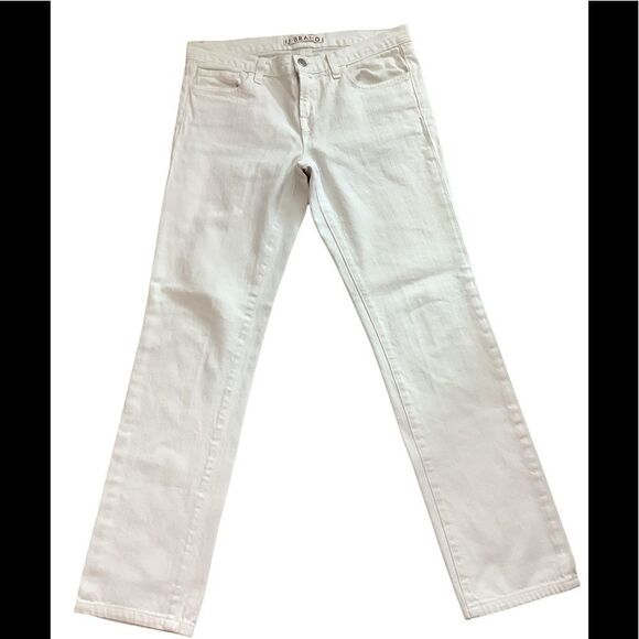 J Brand Pencil Leg Jeans in White - Picture 1 of 7